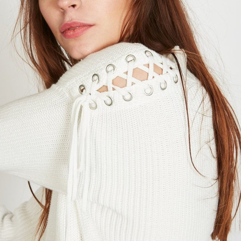 Pull Gabriel White - Maille Et Sweats - Berenice - The Bradery