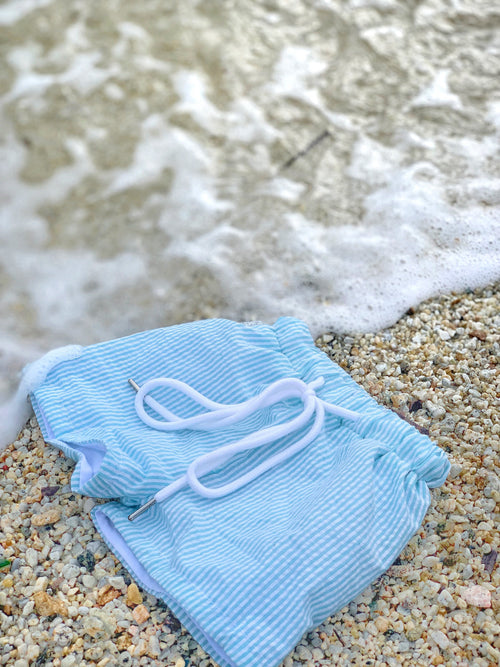 Le Swimmer Swimsuit - Turquoise Blue JERSEYS Maison Pioline