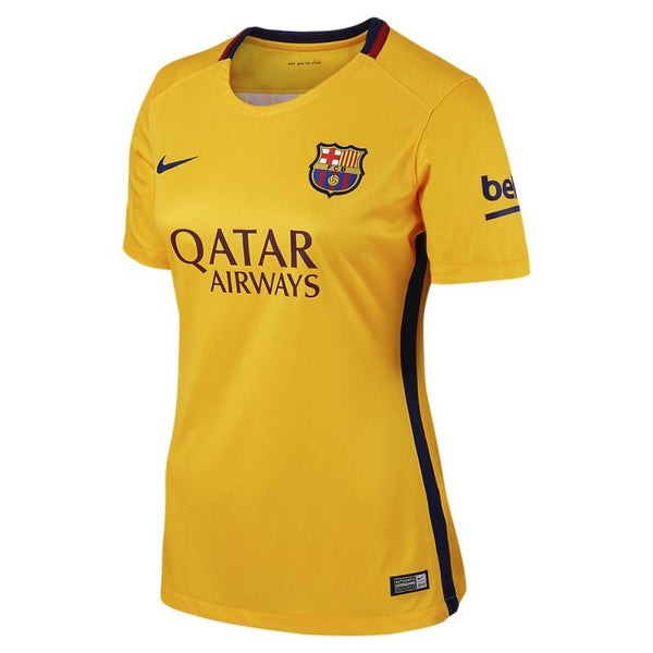 Nike Fc Barcelona Lady Away Replica Jersey 2015/2016 - 658950-740 - Yellow - Men MEN'S FOOTBALL JERSEY TEXTILE Nike
