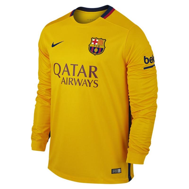Camiseta Nike Fc Barcelona Stadium Away 2015/2016 - 658777-740 - Amarillo - Hombre CAMISETA NIKE HOMBRE Nike TEXTIL