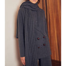 Camille Abrigo - Gris China Oscuro COAT Not Shy