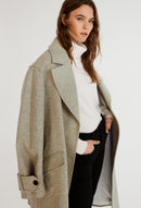 Manteau Gala - Ivoire - Claudie Pierlot - The Bradery