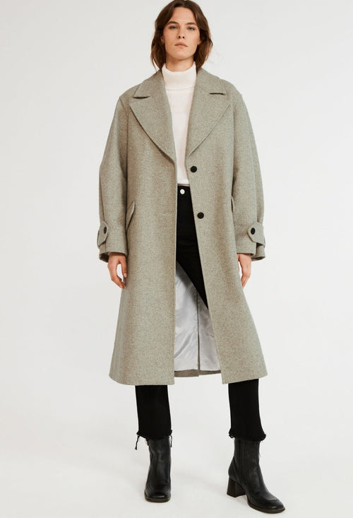 Gala Coat - Ivory - Claudie Pierlot - The Bradery