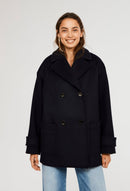 Galice Coat - Navy - Claudie Pierlot - The Bradery