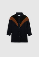 Galico Coat - Navy - Claudie Pierlot - The Bradery