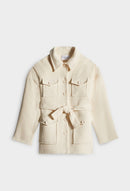 Claudie Pierlot Gerome Coat - Vainilla - - The Bradery