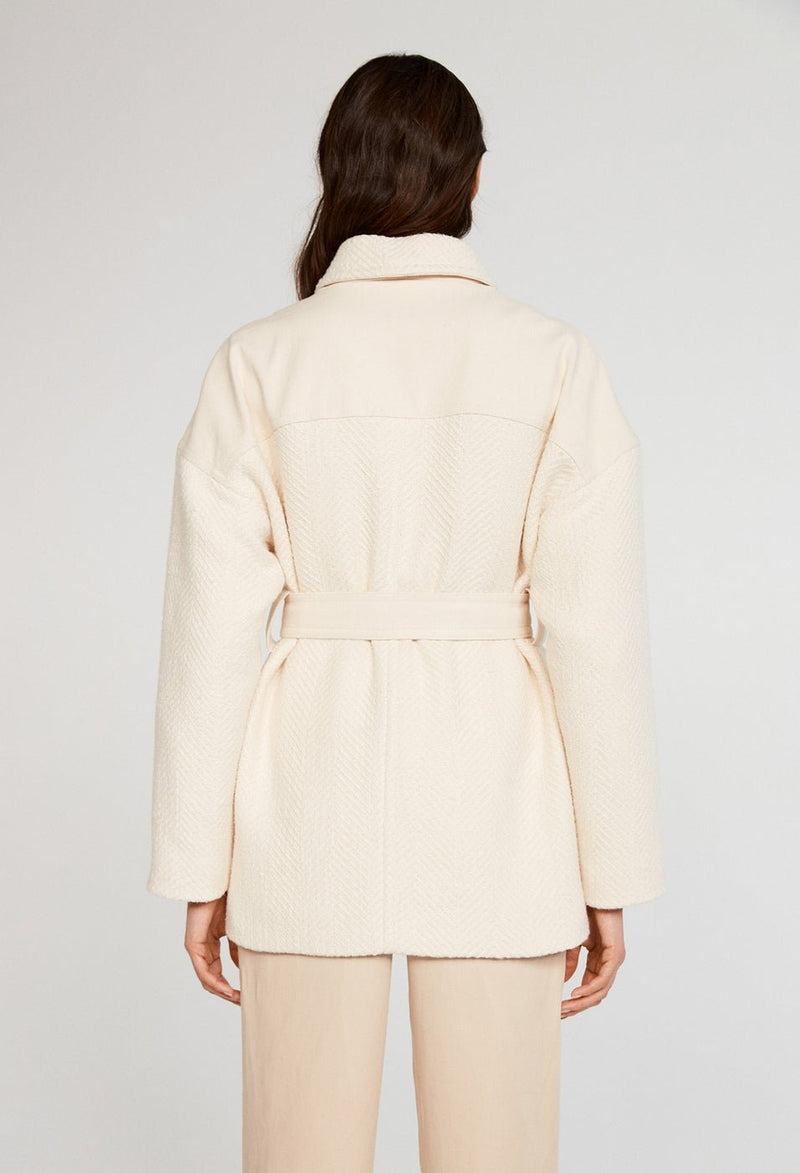 Gerome Coat - Vanilla - Claudie Pierlot - The Bradery