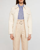 Gerome Coat - Vanilla - Claudie Pierlot - The Bradery