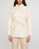 Claudie Pierlot Gerome Coat - Vainilla - - The Bradery