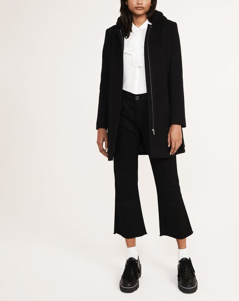 Claudie Pierlot Abrigo Gib - Negro - - The Bradery