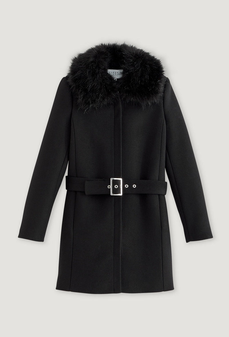 Manteau Gilles - Noir - Claudie Pierlot - The Bradery