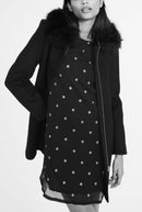 Manteau Gilles - Noir - Claudie Pierlot - The Bradery