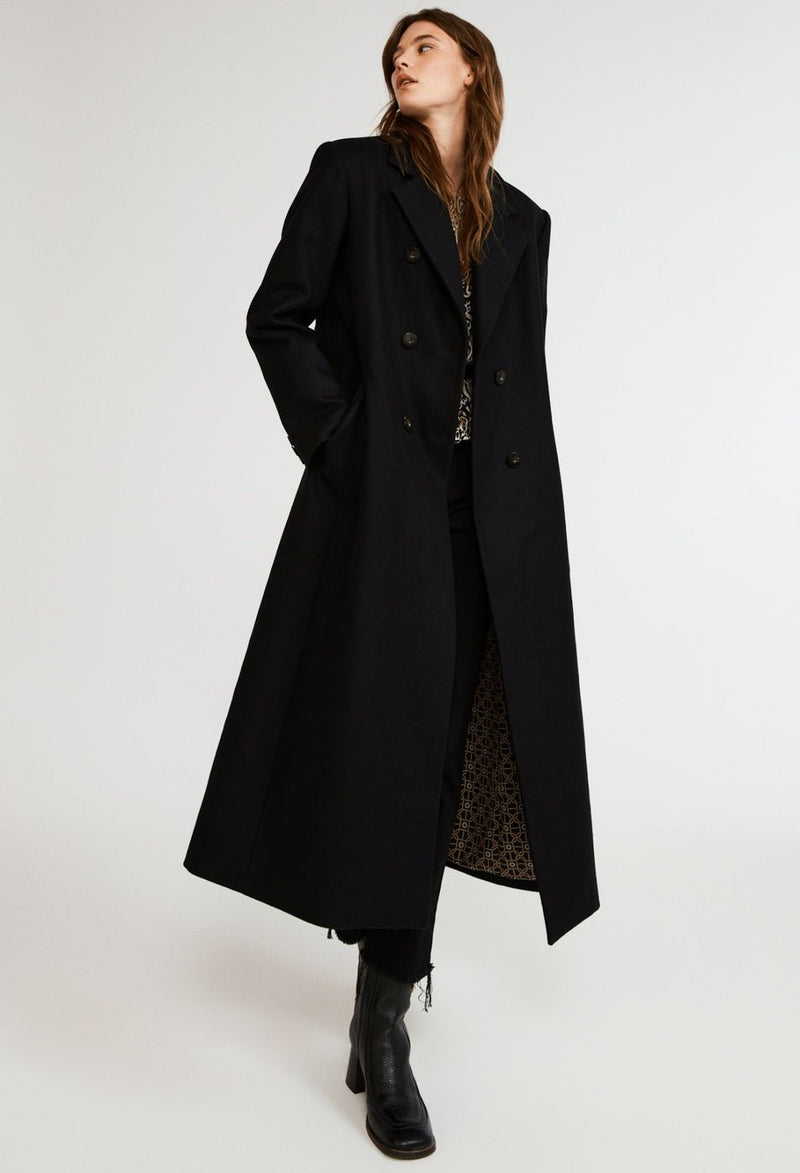 Manteau Goody - Noir - Claudie Pierlot - The Bradery