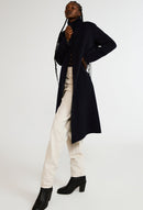 Gracieux Coat - Navy - Claudie Pierlot - The Bradery