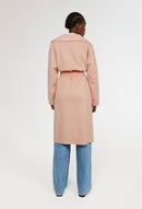 Gracieux Coat - Pale Pink - Claudie Pierlot - The Bradery