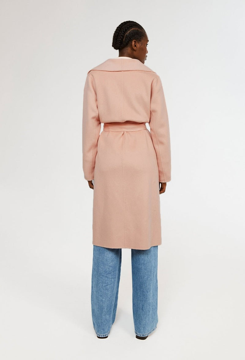 Gracieux Coat - Pale Pink - Claudie Pierlot - The Bradery