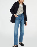 Claudie Pierlot Abrigo Grego - Azul marino - - The Bradery