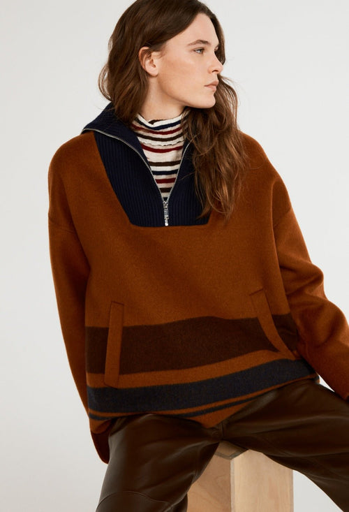 Manteau Guy - Multico - Claudie Pierlot - The Bradery