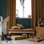 Matelas de sol x Velours de coton CÉSAR Camel - L'Effet Papillon - The Bradery