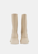 May - Cuir Lisse Beige - Bons Baisers - The Bradery