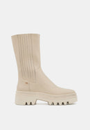 May - Cuir Lisse Beige - Bons Baisers - The Bradery