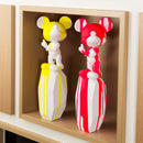 Mickey Flow Medium 43 Cm By Arik Levy - Blanc & Jaune Fluo - Leblon Delienne - The Bradery