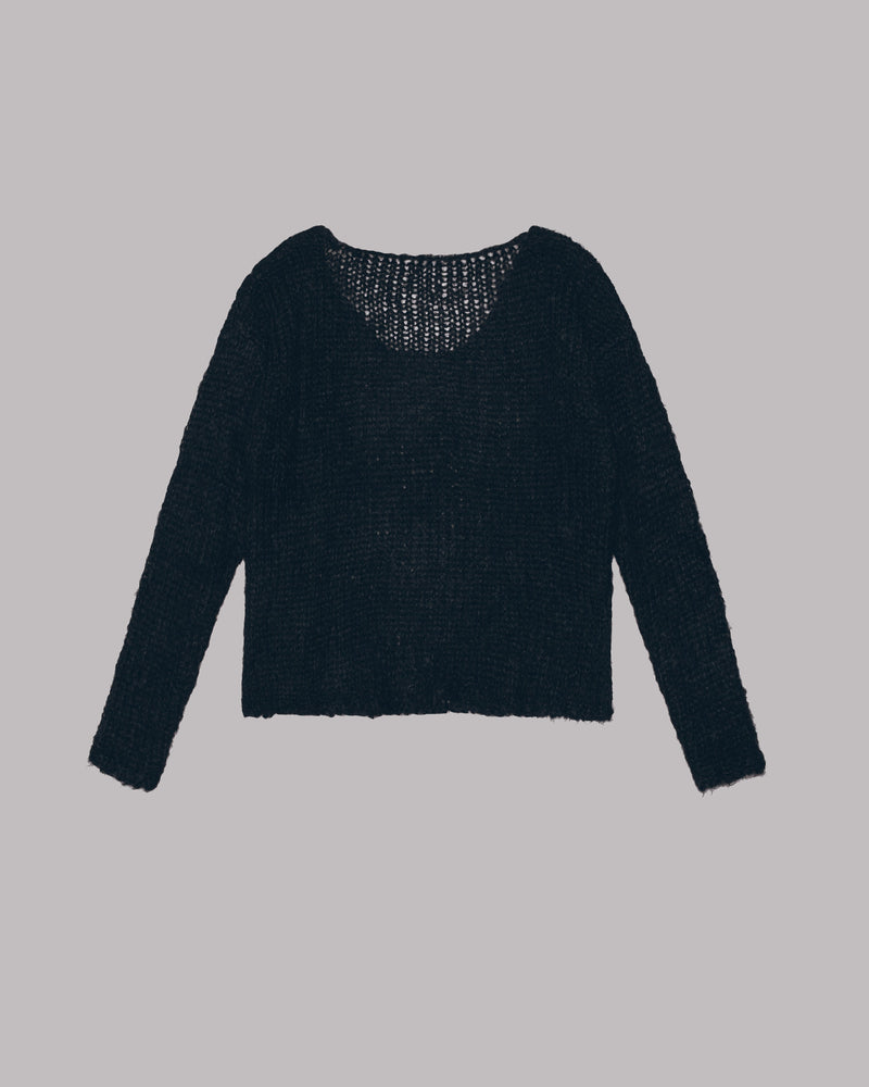 Sweater The Black Mohair Knitted