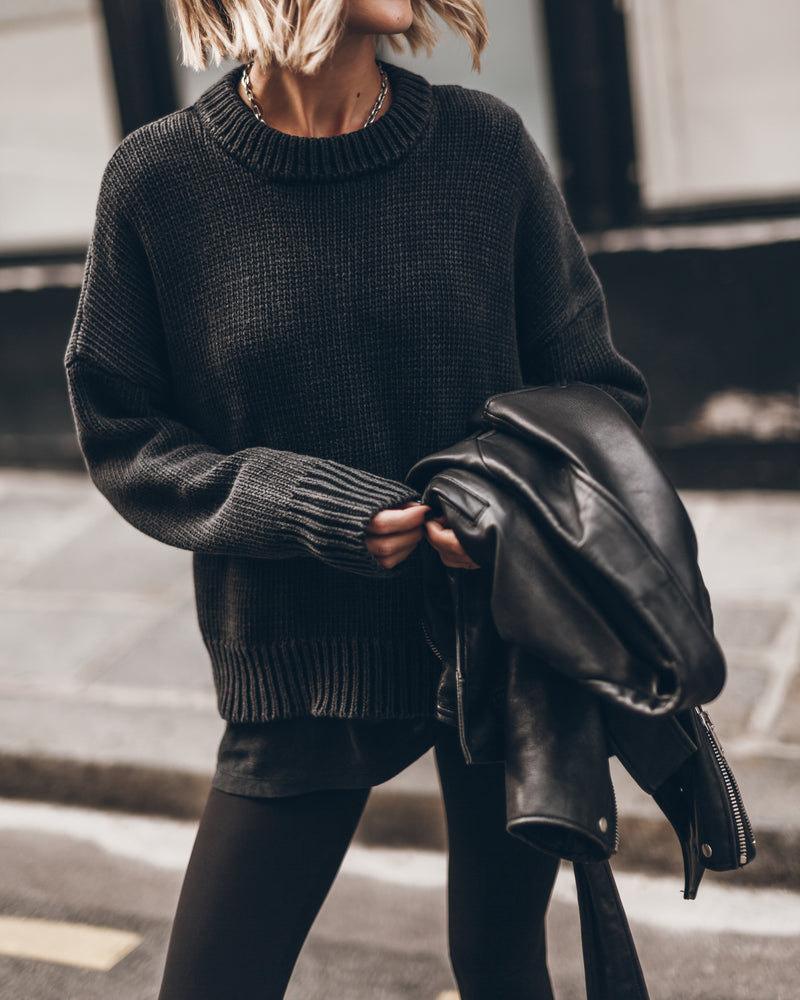 Sweater The Dark Faded Knit