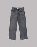 Straight Short Jeans - Grey
