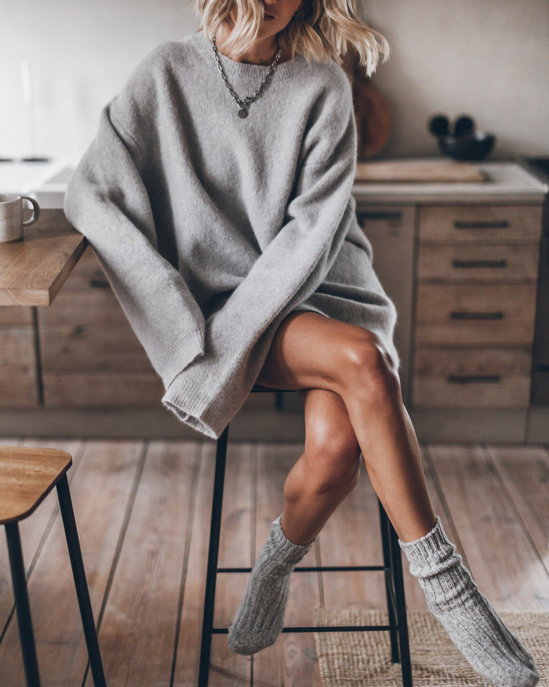 Sweater The Grey Oversized Knitted