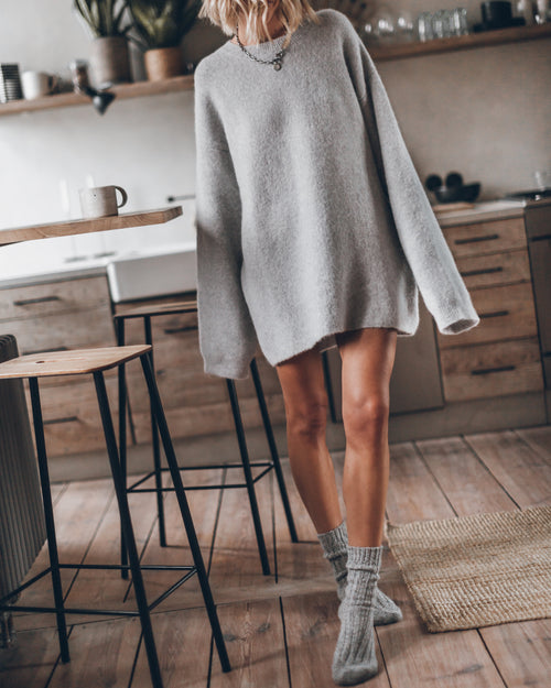 Sweater The Grey Oversized Knitted