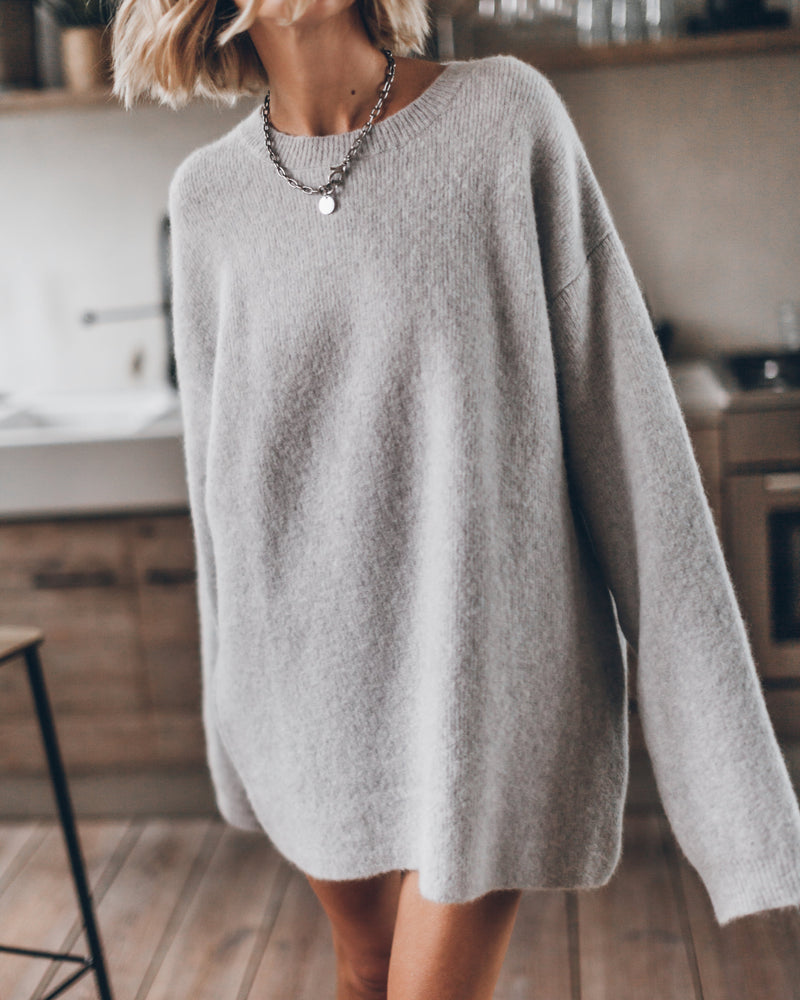 Sweater The Grey Oversized Knitted