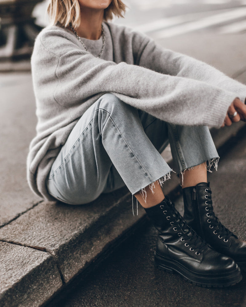 Sweater The Grey Oversized Knitted