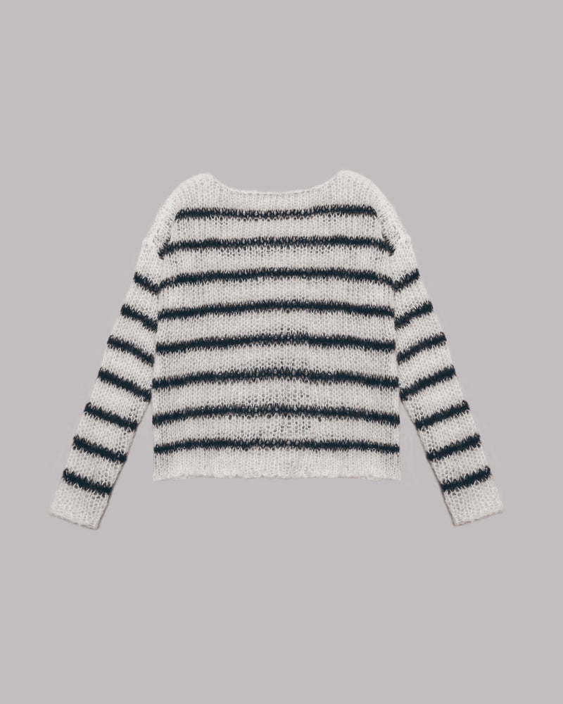 Sweater The Striped Mohair Knitted