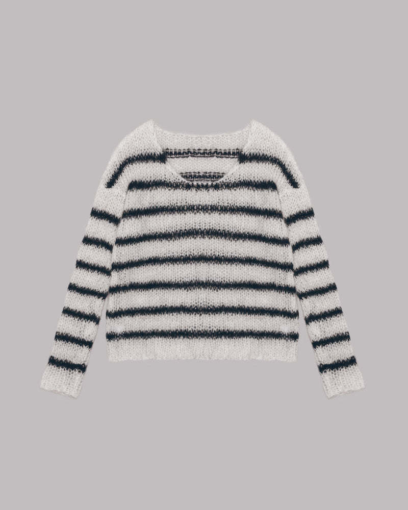 Sweater The Striped Mohair Knitted