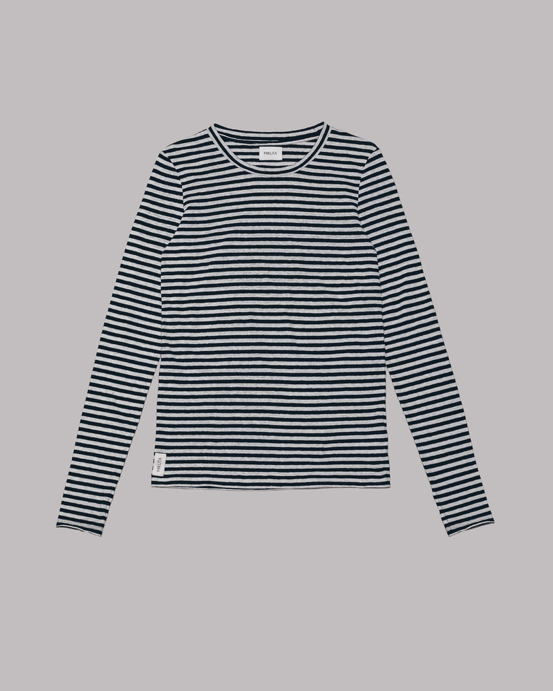 T-Shirt Manches Longues The Striped Thin Linen