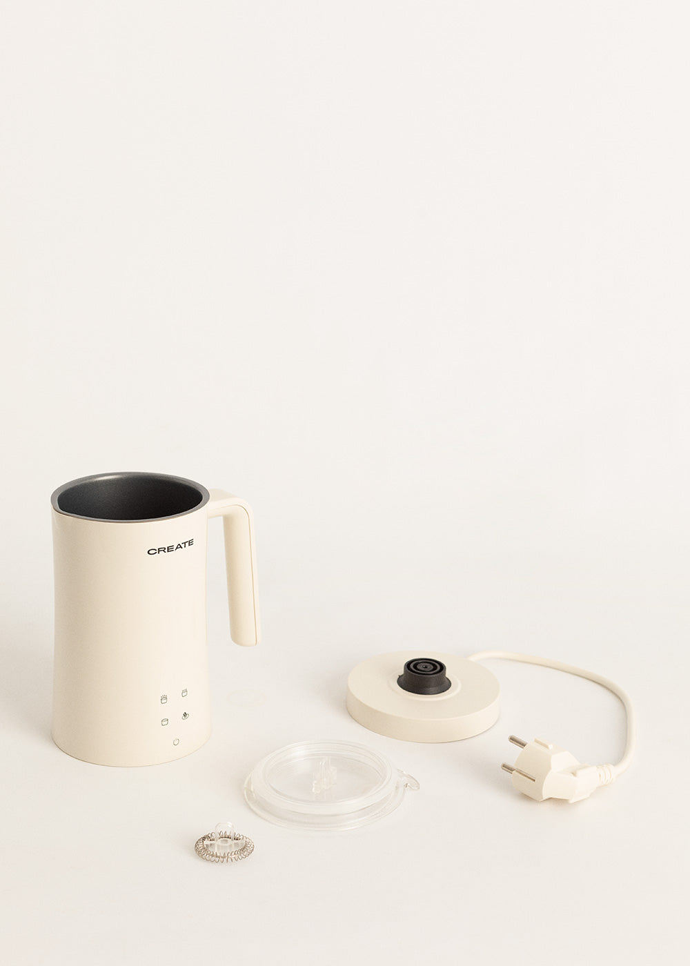 Milk Frother Studio - Milk Frother & Milk Heater - Off-White