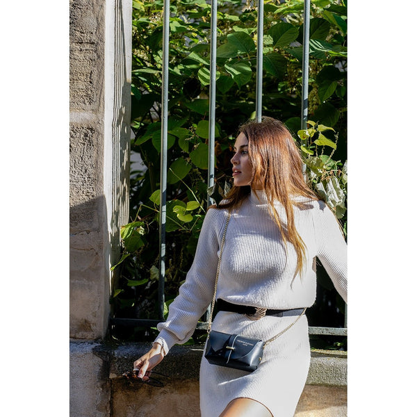 Zephyr clutch - Black - Victor & Hugo -The Bradery