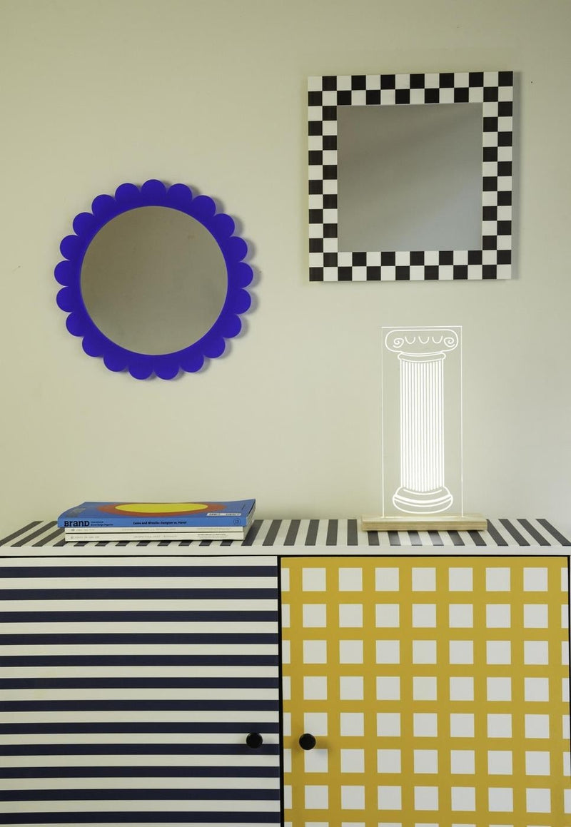 Miroir Acrylique À Carreaux - Multicolore - Really Nice Things - The Bradery