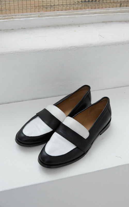 Modetrotter - Mocassins Marlow Ii Perdi Noir Et Blanc