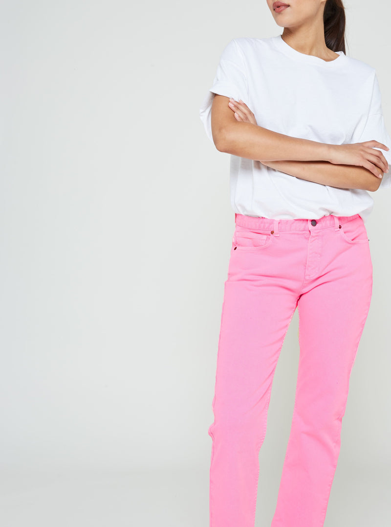 Modetrotter - Pantalon Elias Tuni - Rose Fluo