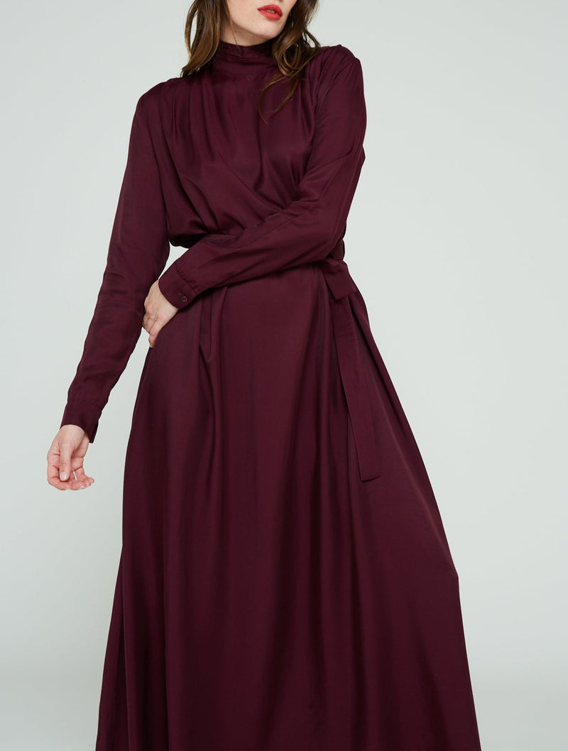 Modetrotter - Robe Eglée Semnoz - Bordeaux