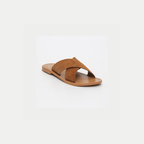 sandals Lanruen - Camel sandals White Sun