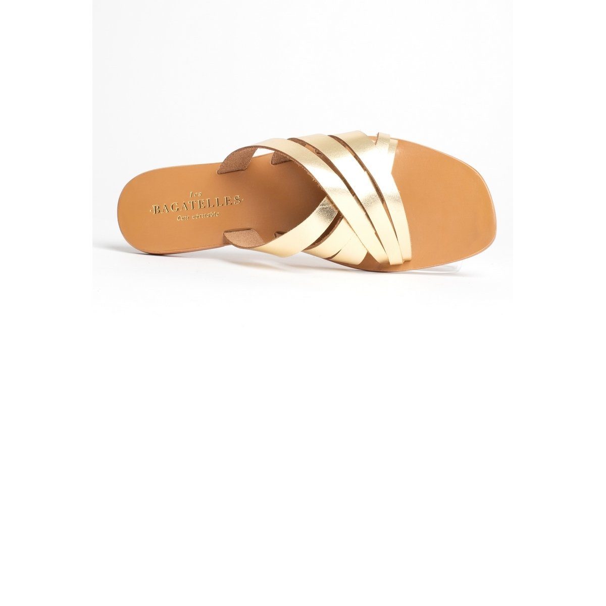Mules Marica - Dark Gold Mules Les Bagatelles
