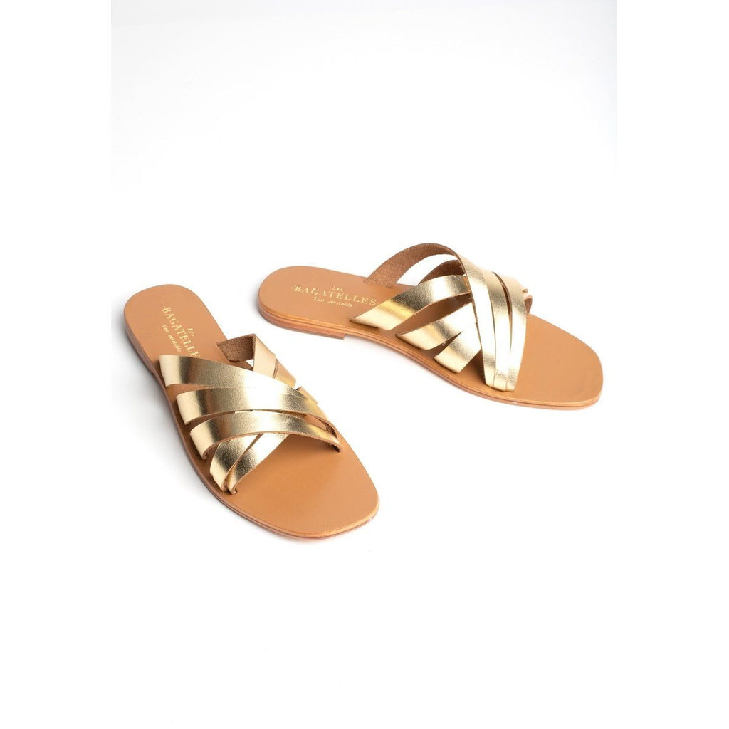 Mules Marica - Dark Gold Mules Les Bagatelles