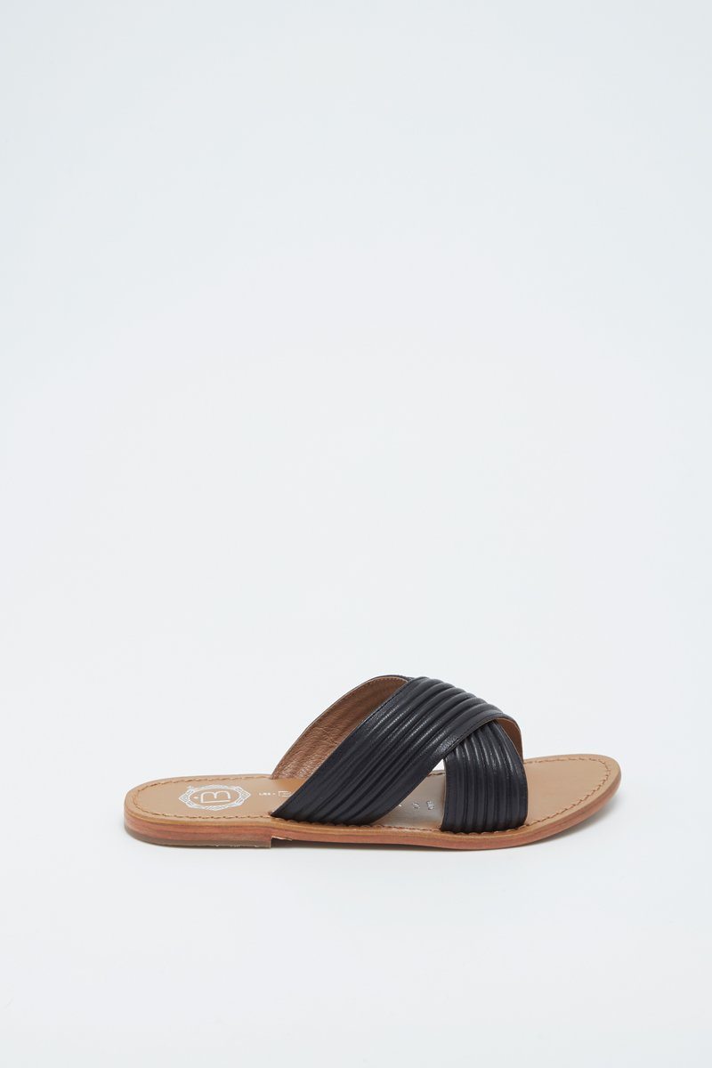 Nassau Mules - Black Mules Les Bagatelles