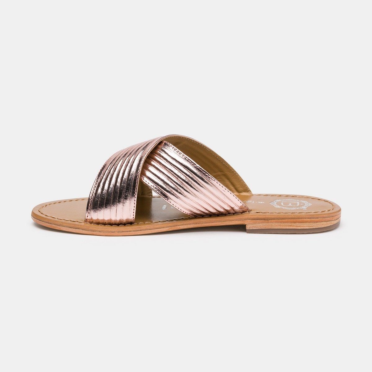 Mules Nassau - Pink Gold Mules Les Bagatelles