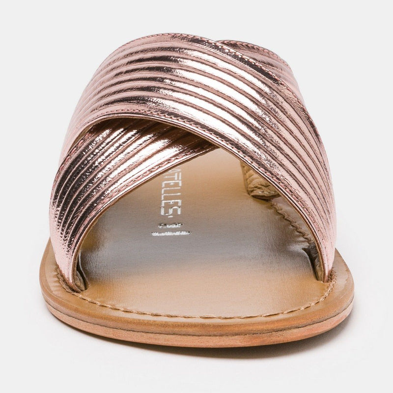 Mules Nassau - Pink Gold Mules Les Bagatelles