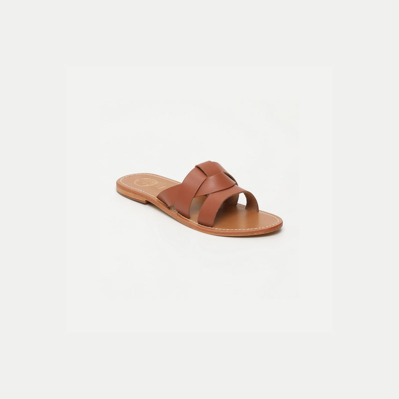 Mules Noham - Camel Mules White Sun