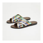 Rainbow Mules - Orange Muico - White Sun - White Sun* - The Bradery